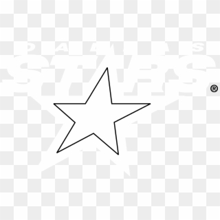 Dallas Stars Logo Black And White - Dallas Stars Clipart