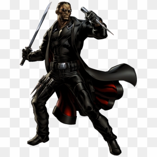 Blade Portrait Art - Marvel Blade Clipart