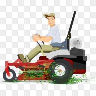 Png Mowing Grass - Cutting Lawn Png Clipart