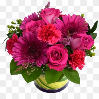 Glorious Gerbera Pink Flowers - Bouquet Clipart