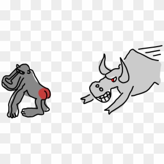 This Free Icons Png Design Of Baboon And Bull Clipart