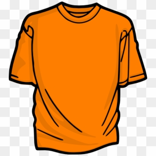 Clipart Library T Orange Clip Art At Clker Com - Orange Shirt Clipart - Png Download