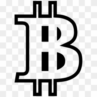Png File - Bitcoin Logo White Png Clipart