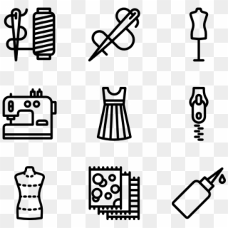 Sewing Elements - Sew Icon Clipart