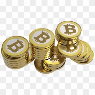 Bitcoin Logo - Stack Of Bitcoins Clipart