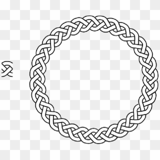 Border, Braid, Frame, Plait, Rope, Circle - Celtic Knot Circle Png Clipart