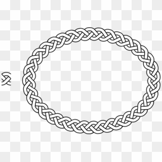 Rope Border Png - Celtic Knot Border Oval Clipart