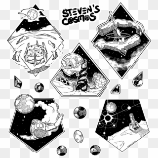 Stickers Black And White Clipart