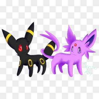 Drawing By Aeromiko - Draw Espeon And Umbreon Clipart