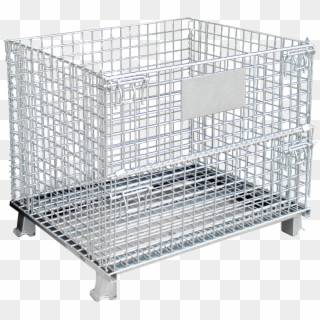 Wire Mesh Container Storage Cage - Cage Clipart