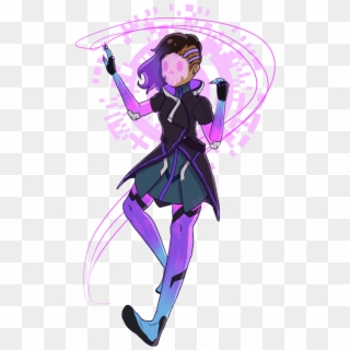 Just A Glitch - Overwatch Sombra Sombra Png Clipart
