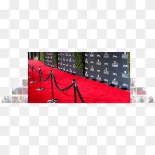 Step And Repeat Red Carpet - Oscar Red Carpet Backdrop Clipart
