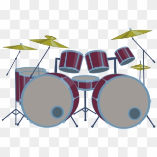 Drums Set Pictures - Cartoon Drum Set Png Clipart
