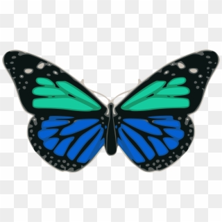 This Free Icons Png Design Of Butterfly 02 Turquoise - Butterfly Clipart