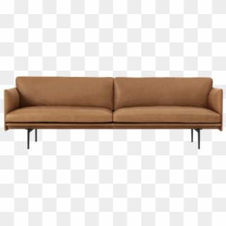 Brown Couch Png - Muuto Outline Sofa 3 Seater Clipart