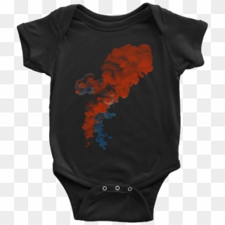 Red Smoke - Infant Bodysuit Clipart