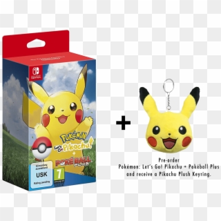 Let's Go, Pikachu Pokball Plus (new) - Pokemon Let's Go Pikachu Prix Clipart