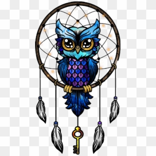 Owl Mandala Dreamcatcher Image Drawing - Dream Catcher Drawing Clipart