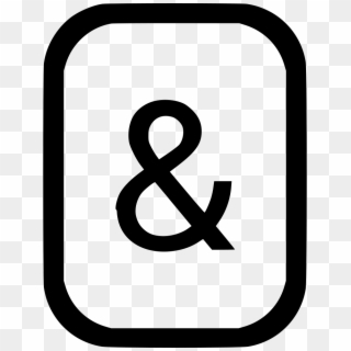 Ampersand Svg Garamond - Number 5 Icon Png Clipart