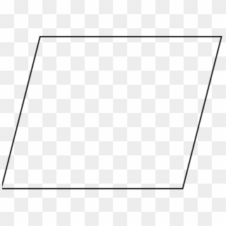 Parallelogram Transparent Png - Many Side Does A Parallelogram Have Clipart