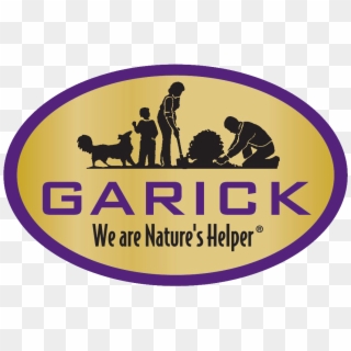Garick Circle Logo Large Gold Background Transparent - Garick Clipart