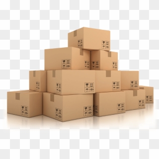 Burly Boyz Moving & Storage Co - Cardboard Boxes Transparent Png Clipart