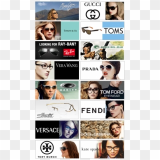 Optical And Sunglasses - Collage Clipart