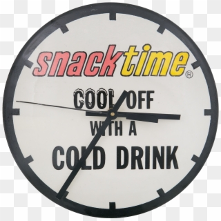 Snack Time Clock - Wall Clock Clipart