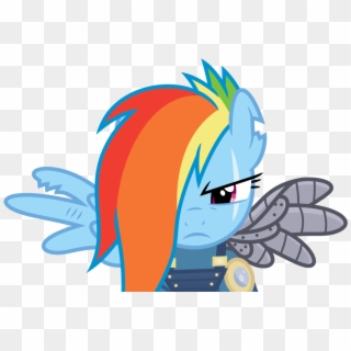 Mlp Rainbow Dash War , Png Download - Rainbow Dash The Cutie Remark Clipart