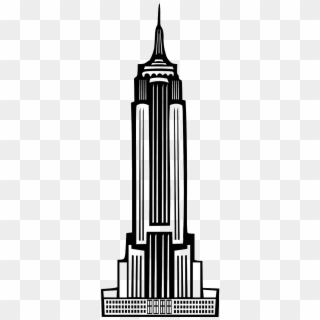 Empire State Building Skyscraper Png Image - Empire State Building Simple Drawing Clipart