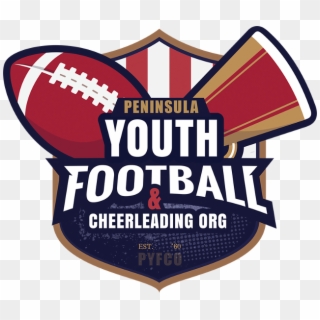 Peninsula Youth Football And Cheerleading Organization - Emblem Clipart