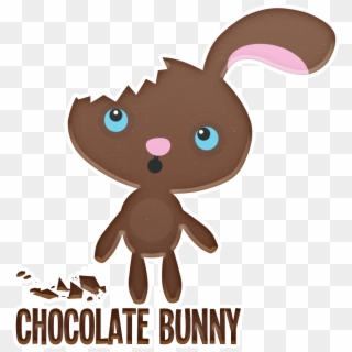 Chocolate Bunny Funny - Chocolate Bunny Ear Missing Clipart