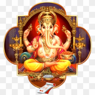 Download By Size - Ganesh Puja Invitation Card Clipart