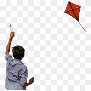 Man Flying Kite Png Clipart