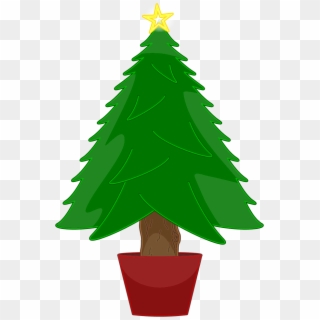 Tree - Christmas Tree Clip Art Simple - Png Download