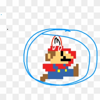 Mario - Jump - Mario Pixel Art Clipart