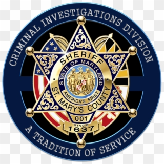 Image Criminal Investigation Division Logo, The Criminal - St Mary's County Sheriff's Office Clipart