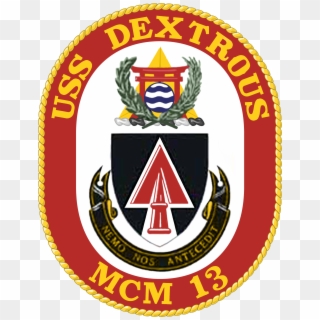Uss Dextrous Mcm-13 Crest - Uss Dextrous Mcm 13 Clipart