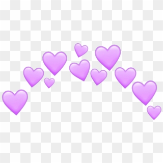 Purple Heart Emoji Png - Heart Clipart