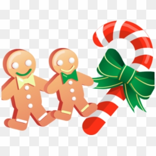 Candy Clipart Gingerbread Man - Christmas - Png Download