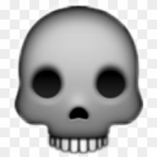 #skull #skullemoji #emoji #skeleton #scary #spooky - Skull And Crossbones Emoji Png Clipart