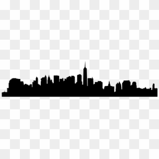 New York City - City Buildings Silhouette Png Clipart