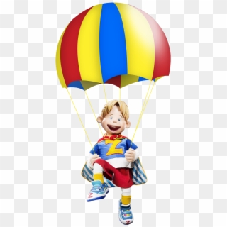 Lazytown Ziggy With Parachute - Парашютом Png Clipart
