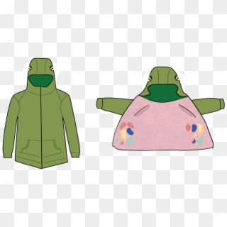 Dissection Frog Hoodie - Child Art Clipart