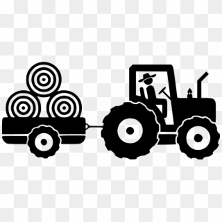 Farm Farmer Farming Transport Tractor Svg Png Icon - Tractor Farming Icon Png Clipart