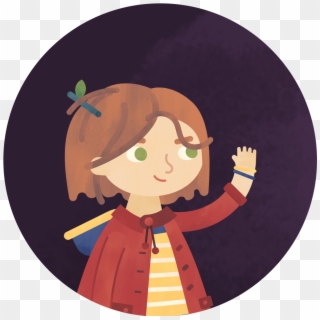 An Island Girl Whose Love Of The Sea Is Only Surpassed Clipart