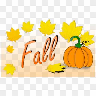 Pumpkin Fall Leaves - Pumpkin Clipart