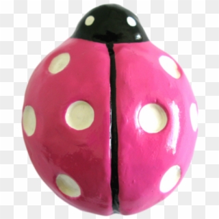 Bright Pink Ladybug Drawer Knob - Animal Figure Clipart