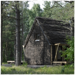 Sustainable, Fire-proof And Insulating - Log Cabin Clipart