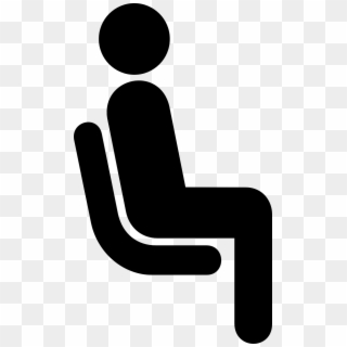Man Sitting Chair Waiting Png Image - Stick Figure Sitting On Chair Clipart